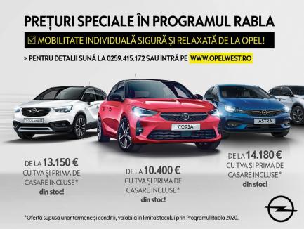 Preţuri speciale în programul Rabla la Opel West! (FOTO / VIDEO)