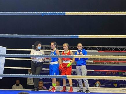 Bihoreanca Roxana Hamza a cucerit argintul la turneul internațional de box de la Sarajevo