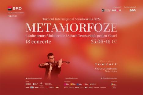 „Va fi un regal al viorii”. Renumitul violonist Alexandru Tomescu revine în Oradea cu Turneul Stradivarius, la Catedrala „Sf. Nicolae”