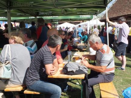 Poftă mare! 14.000 de sarmale împărţite pofticioşilor, la festivalul din Salonta (FOTO/VIDEO)