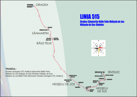 Linia 515, din 1 septembrie 2020