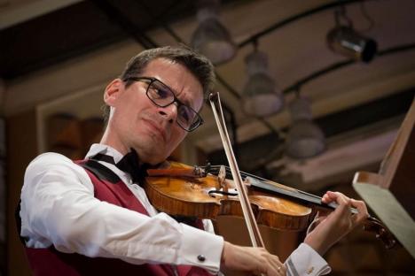 Celebrul violonist Alexandru Tomescu se întoarce pe scena Filarmonicii Oradea