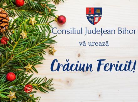 Consiliul Județean Bihor vă urează Crăciun Fericit!