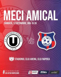 Amical de lux sâmbătă pentru FC Bihor, pe Cluj Arena, cu liderul Superligii