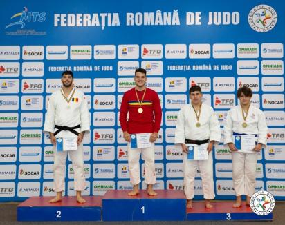 Trei titluri de campioni şi alte patru medalii, cucerite de sportivii de la LPS Bihorul la Finala Campionatului Național de judo U21