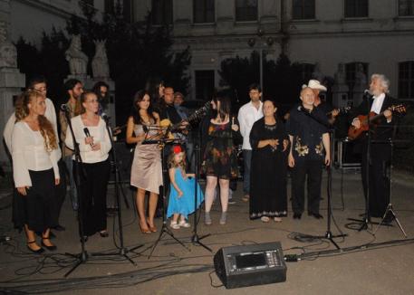 Cântec în memoria Floricăi Ungur, la concertul Give peace a chance (FOTO)