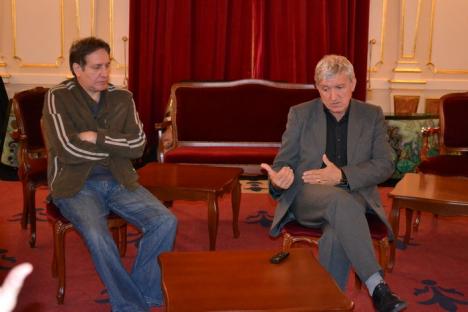 Mircea Diaconu, la Oradea: Actorii ar trebui să lucreze pe contracte, nu pe salariu (FOTO)