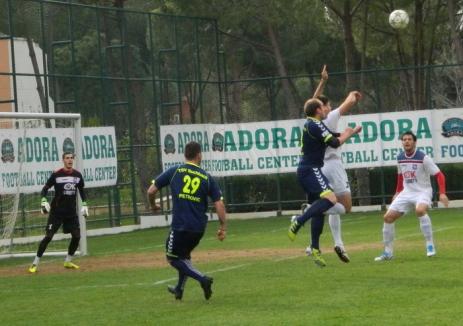 FC Bihor a remizat cu 2-2 în ultimul amical din Turcia