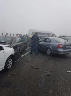 Accident în lanţ cu trei morţi şi 50 de răniţi pe autostrada A2 (FOTO)