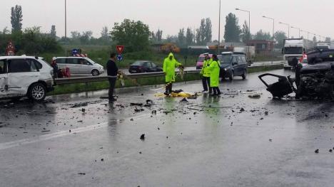 Accident grav pe centură, între un BMW X5 și un Renault Clio: O tânără a decedat, iar o alta a rămas încarcerată (FOTO / VIDEO)