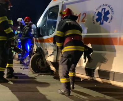 A doua ambulanță în misiune implicată într-un accident în aceeași zi în Bihor! (FOTO)