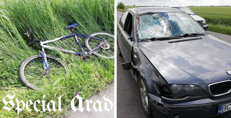 Trei biciclişti accidentați, într-o jumătate de oră, în Arad. Unul dintre ei a fost decapitat. Avea 11 copii
