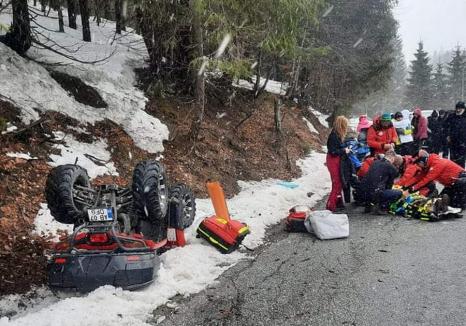 Un nou accident grav cu ATV-ul la Vârtop-Arieșeni: O tânără de 18 ani a fost rănită