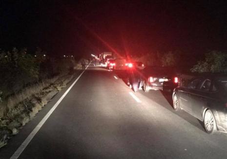 Accident mortal pe DN 79: Un bărbat a fost lovit în timp ce se deplasa pe marginea drumului