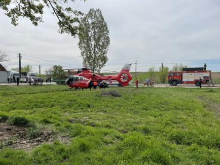 Accident pe DN 1 în Bihor. Conducătorul unui ATV, grav rănit (VIDEO)