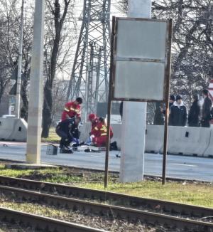 Accident mortal pe Şoseaua Borşului, în Oradea: Victima a fost izbită de un autoturism pe „zebră”! (FOTO/VIDEO)