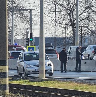 Accident mortal pe Şoseaua Borşului, în Oradea: Victima a fost izbită de un autoturism pe „zebră”! (FOTO/VIDEO)