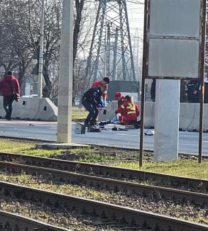 Accident mortal pe Şoseaua Borşului, în Oradea: Victima a fost izbită de un autoturism pe „zebră”! (FOTO/VIDEO)