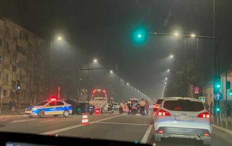 Cum s-a produs accidentul de pe bulevardul Cantemir din Oradea: O șoferiță nu a oprit la semafor 