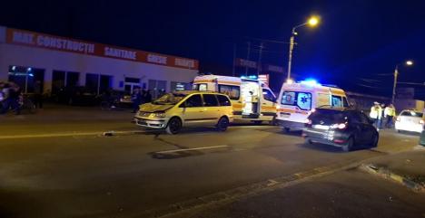 Accident grav pe Calea Clujului din Oradea: Doi pietoni, luați în plin de o mașină. Un bărbat a murit, altul a ajuns în comă! (FOTO / VIDEO)