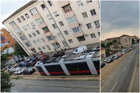 Două accidente, în același timp și în același loc în Oradea! Trafic îngreunat pe bulevardul Decebal