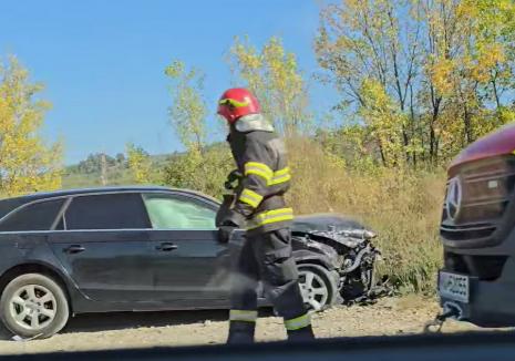 Accident pe DN 1 în Bihor: Un șofer a fost rănit