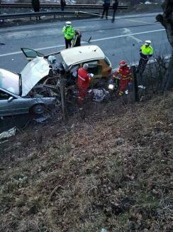 Trafic blocat pe DN 1, Huedin-Oradea: Două persoane au murit, încă două sunt grav rănite într-un accident (FOTO)