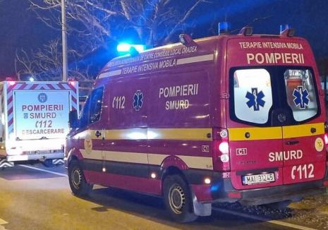 Încă un accident grav în Bihor, pe DN 1. Două persoane încarcerate, trafic blocat