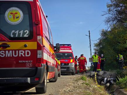 Accident mortal în Bihor: Un motociclist și-a pierdut viața pe DN 76 (FOTO)