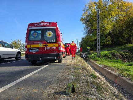 Accident mortal în Bihor: Un motociclist și-a pierdut viața pe DN 76 (FOTO)