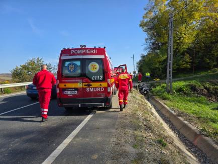 Accident mortal în Bihor: Un motociclist și-a pierdut viața pe DN 76 (FOTO)