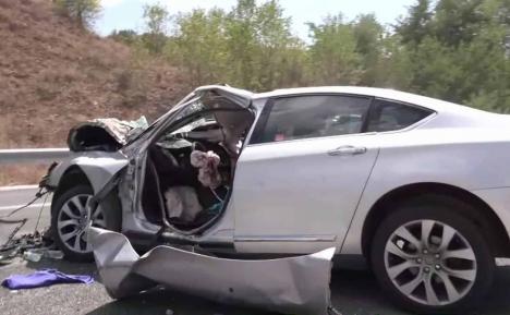 Tragedie în Grecia: Doi soți din Cluj au murit, iar copiii lor au fost răniți, într-un grav accident rutier (FOTO/VIDEO)