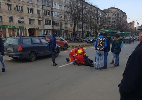 Atenție la pietoni! Două persoane lovite de mașină în aceeași zi în Oradea (FOTO)