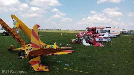 Accident aviatic grav: Un pilot a murit, iar un altul este în stare gravă, după ce două avioane s-au ciocnit în aer (FOTO/VIDEO)