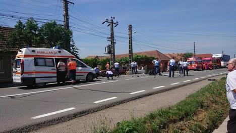 Accident grav pe DN 1, în Urvind: Un motociclist şi-a pierdut viaţa după ce s-a ciocnit cu un autoturism. Traficul a fost deviat (FOTO)