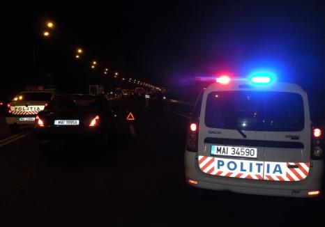 Accident la Gepiu: Un taxi s-a lovit frontal cu un TIR, pe DN 79