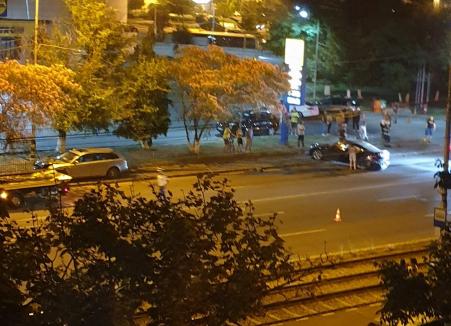 Accident pe strada Nufărului din Oradea: O şoferiţă băută a băgat două persoane în spital (FOTO)
