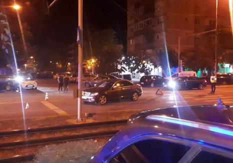 Accident în cartierul Nufărul: Şoferul unui Mercedes nu a oprit la trecerea de pietoni, un tânăr din Sântandrei a ajuns la spital