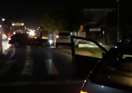 Beată la volanul unui Audi A4, o şoferiţă a provocat un accident şi a făcut show în faţa poliţiştilor (VIDEO)