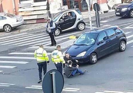 Accident pe Bulevardul Ştefan cel Mare, lângă ANL. Un pieton a fost acroşat pe trecere (FOTO)