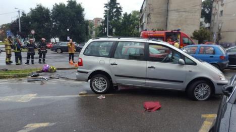 Accident grav pe Calea Clujului: Patru surori au ajuns la spital, după ce un şofer inconştient le-a izbit din plin, pe trotuar (FOTO/VIDEO)
