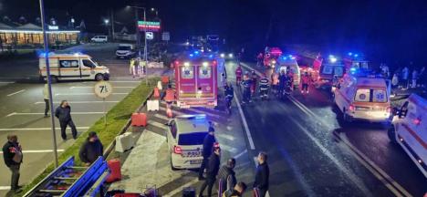 Accident cu două autocare pe DN 1: 90 de persoane implicate, zeci de adolescenți au ajuns la spital (FOTO)