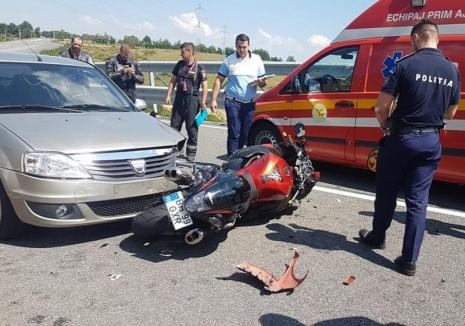 Accidentul de la Şinteu: Motociclistul este în comă