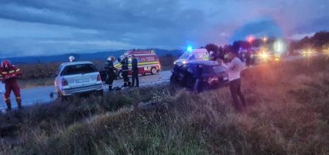 Accident grav la Sudrigiu: patru răniți și trei mașini implicate (FOTO / VIDEO)