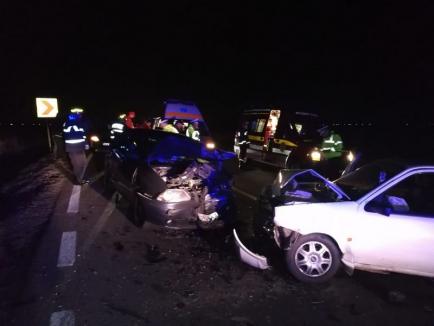 Accident pe DN 1, în Tileagd: Cinci victime, după ce două mașini s-au ciocnit! (FOTO)
