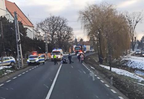 Accident pe DN1 în Tileagd: O biciclistă a ajuns la spital
