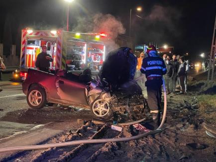 A murit șoferul Opelului izbit de BMW pe DN1 în Bihor. Avea 19 ani și era nevinovat! (VIDEO)