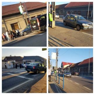 Accident în Aleșd: Primarul oraşului, Ioan Todoca, a fost izbit de o maşină pe o trecere de pietoni! (FOTO)