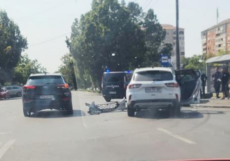 Accident pe strada Transilvaniei, lângă Cireşica. O femeie a ajuns la spital