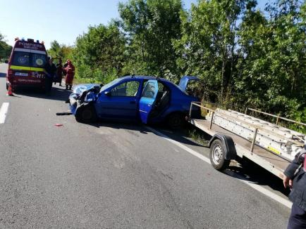 Drumul groazei: Două accidente grave pe DN 1, în Bihor, în același loc, în aceeași zi! (FOTO)